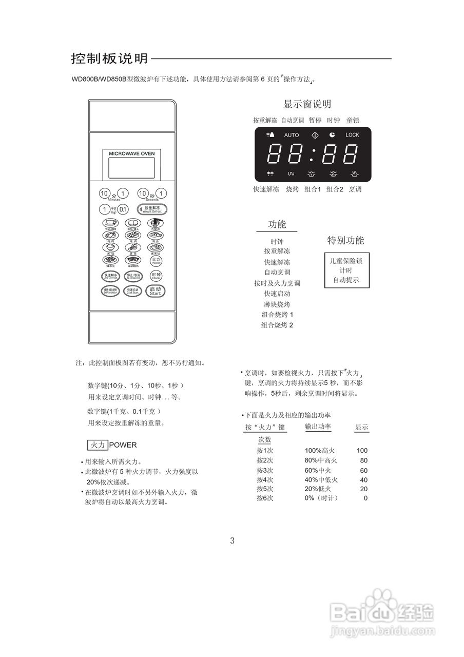 格兰仕wd900sl23图解图片