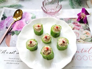 黄瓜酿肉的做法,美味又可口