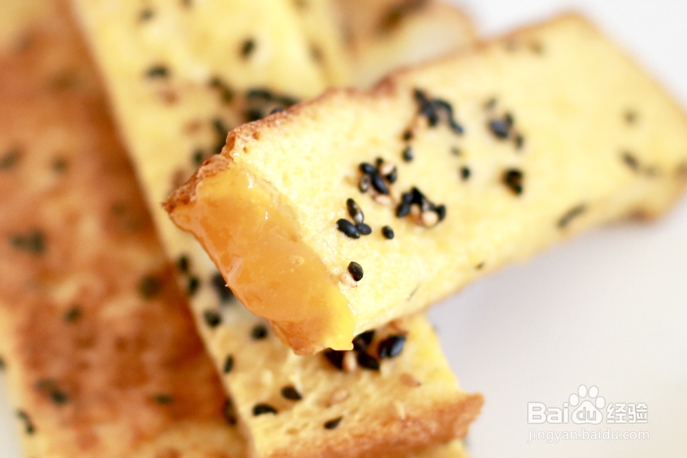 在家也能做的吐司芝麻条