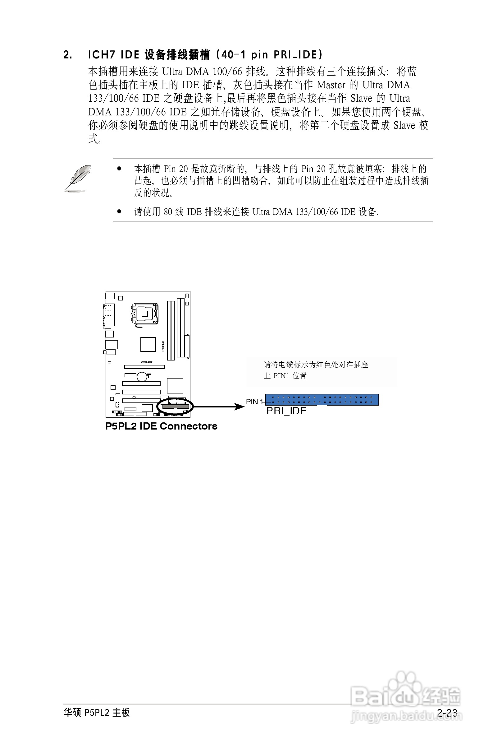 华硕P5PL2主板使用手册说明书:[5]