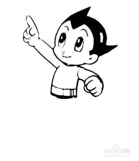 卡通阿童木的画法