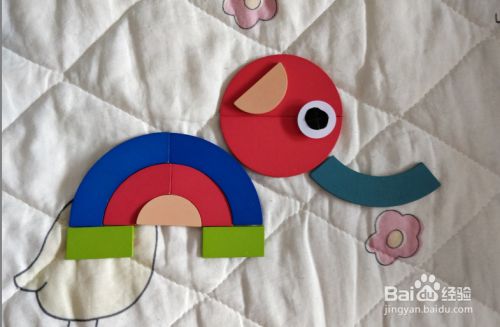 用形状积木怎么拼站着的大象?