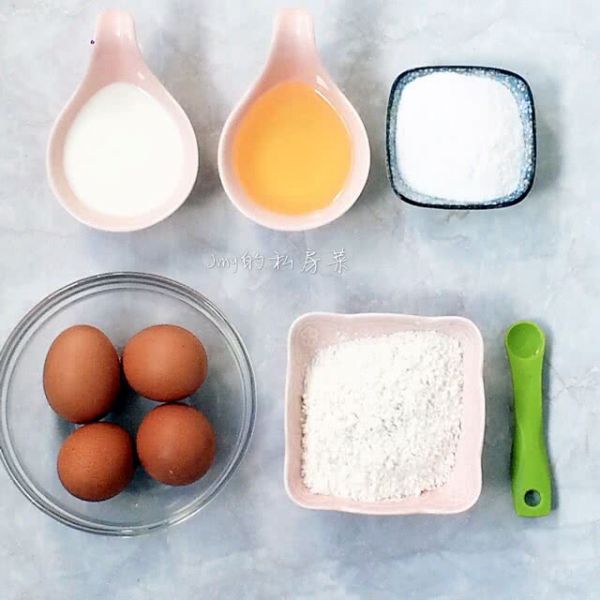 原味戚风蛋糕卷