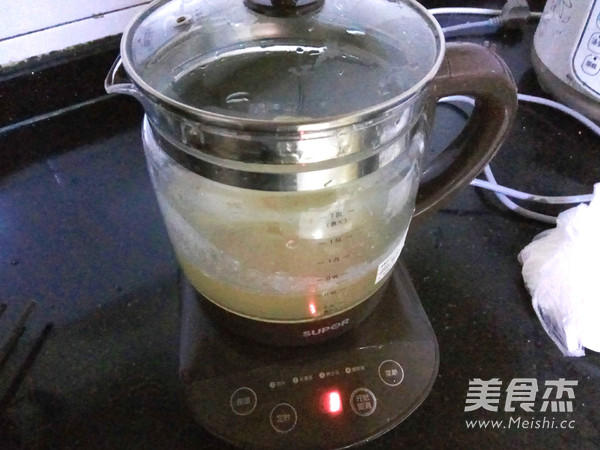 骨汤青菜煮年糕