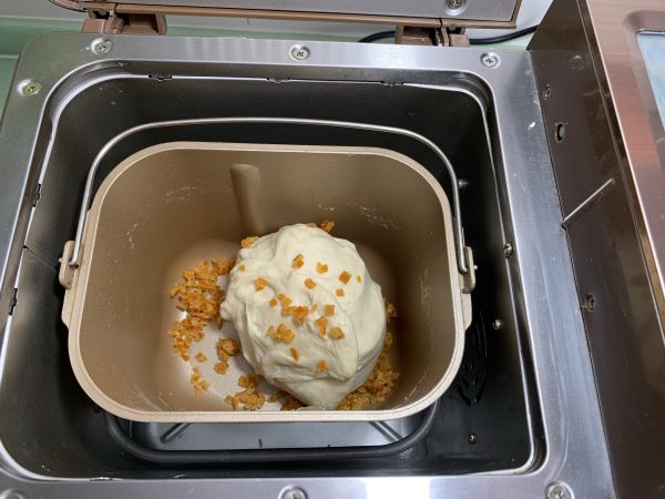 汤种法糖渍橙皮面包