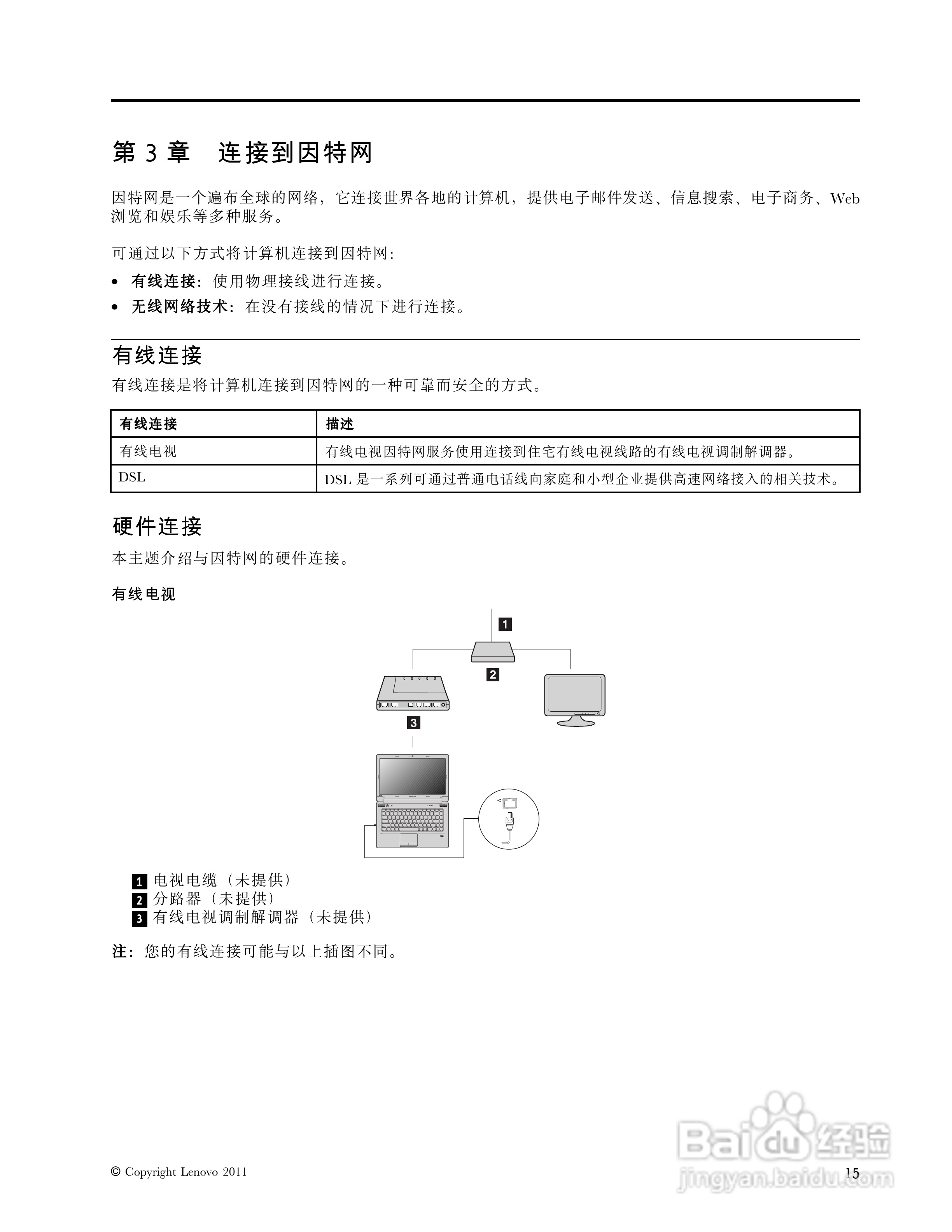联想B570e笔记本电脑使用说明书:[3]