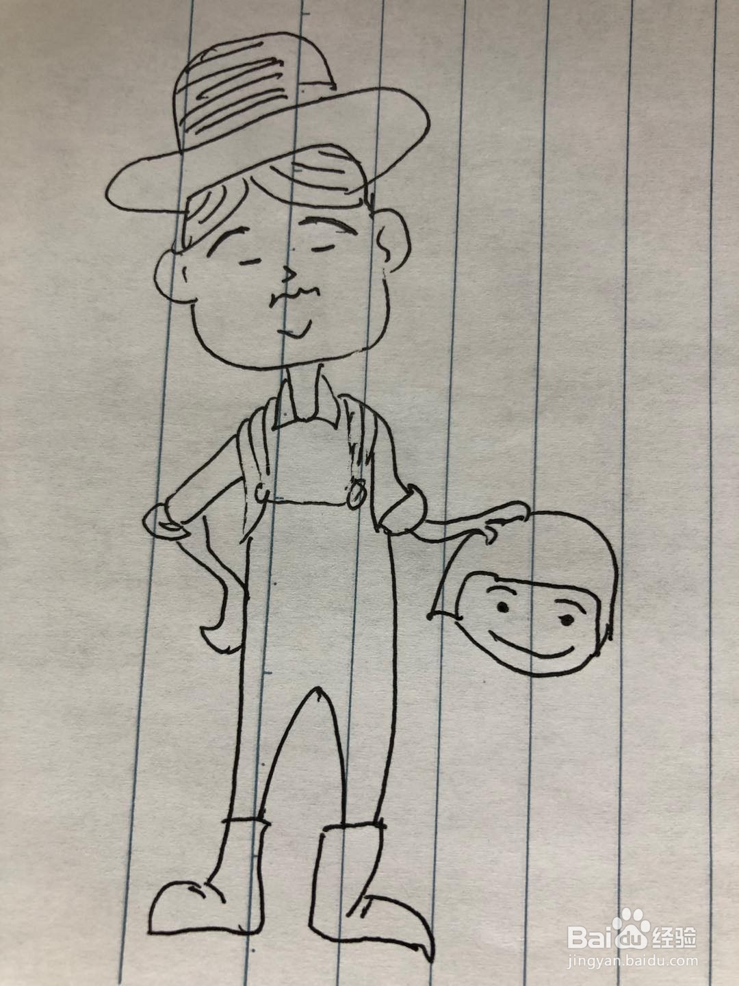小学生农家乐简笔画