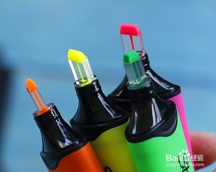 试试荧光笔勾画重点，荧光笔简单晒单