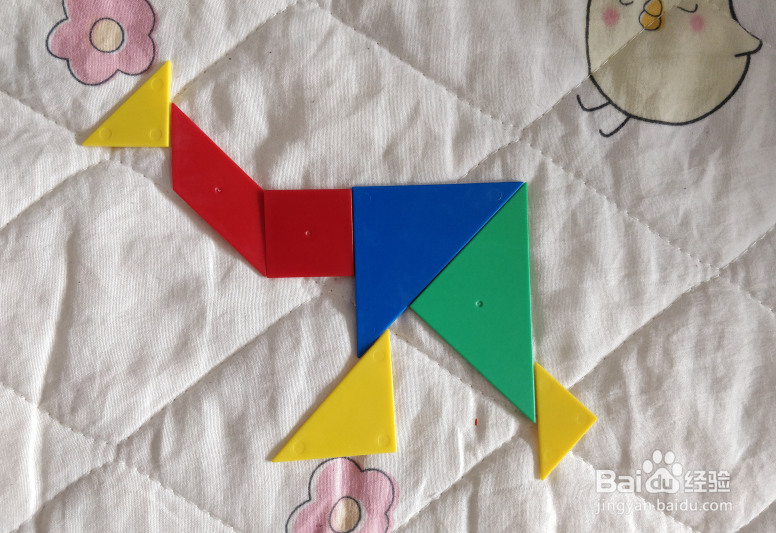 用七巧板智力拼图怎么拼羊驼