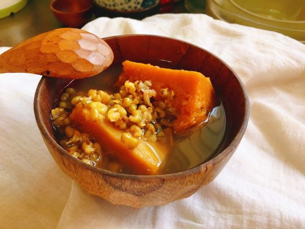 绿豆南瓜解暑汤