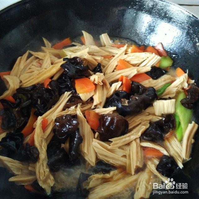 河南红烧腐竹的做法