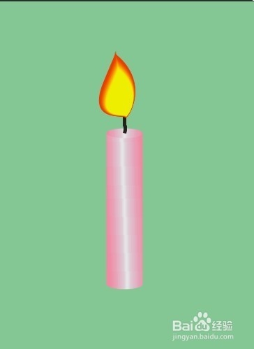 用Coreldraw做蜡烛--至情人节