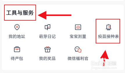 天鹅到家怎么查看宝宝的疫苗接种表