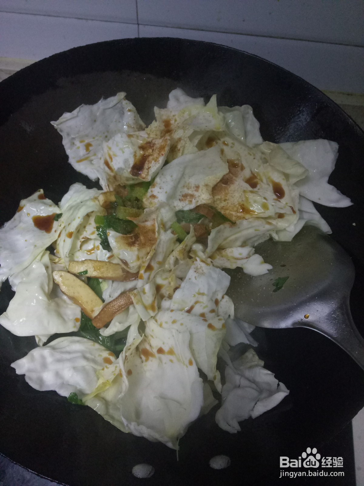 包菜芹菜炒豆干