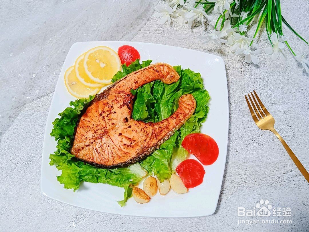 柠檬香煎三文鱼的做法