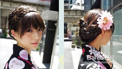 一款俏皮个性编发造型