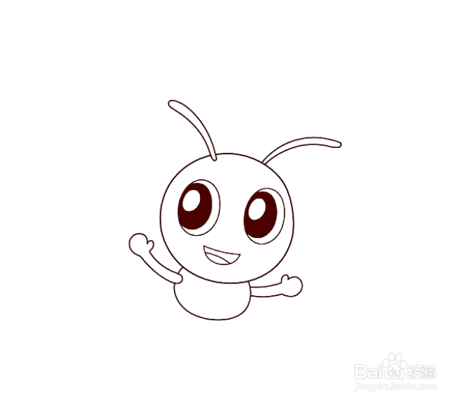 如何画萤火虫的简笔画