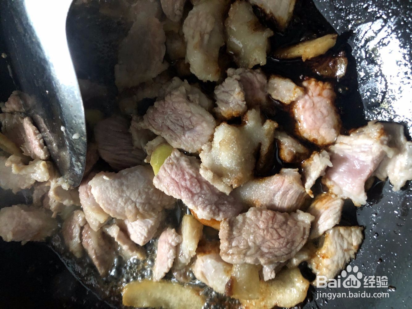 家常菜蒜苗炒肉