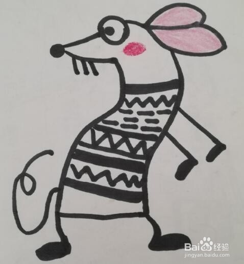 小老鼠的画法 小老鼠的简笔画