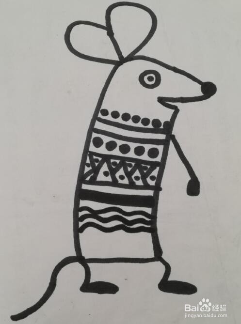 小老鼠的画法 小老鼠的简笔画