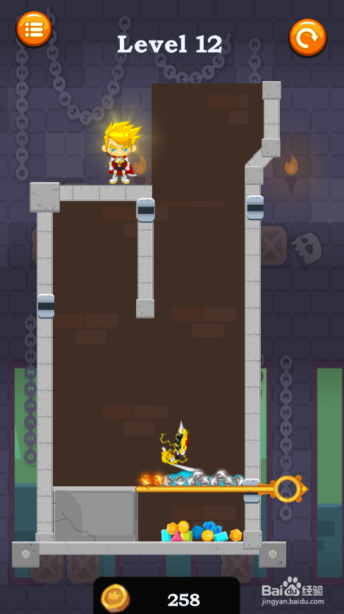 怎样通过Caio Hero Rescue的Level 12？