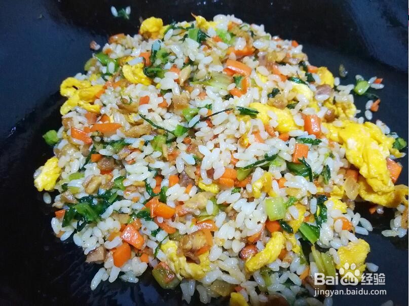 鸡蛋炒饭的做法