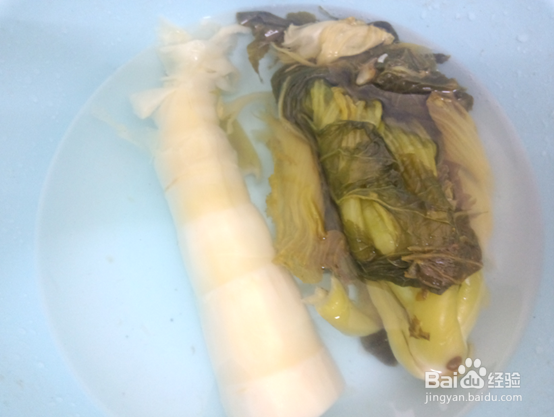 家常小菜一碟：[20]酸菜小笋肉沫的简单做法