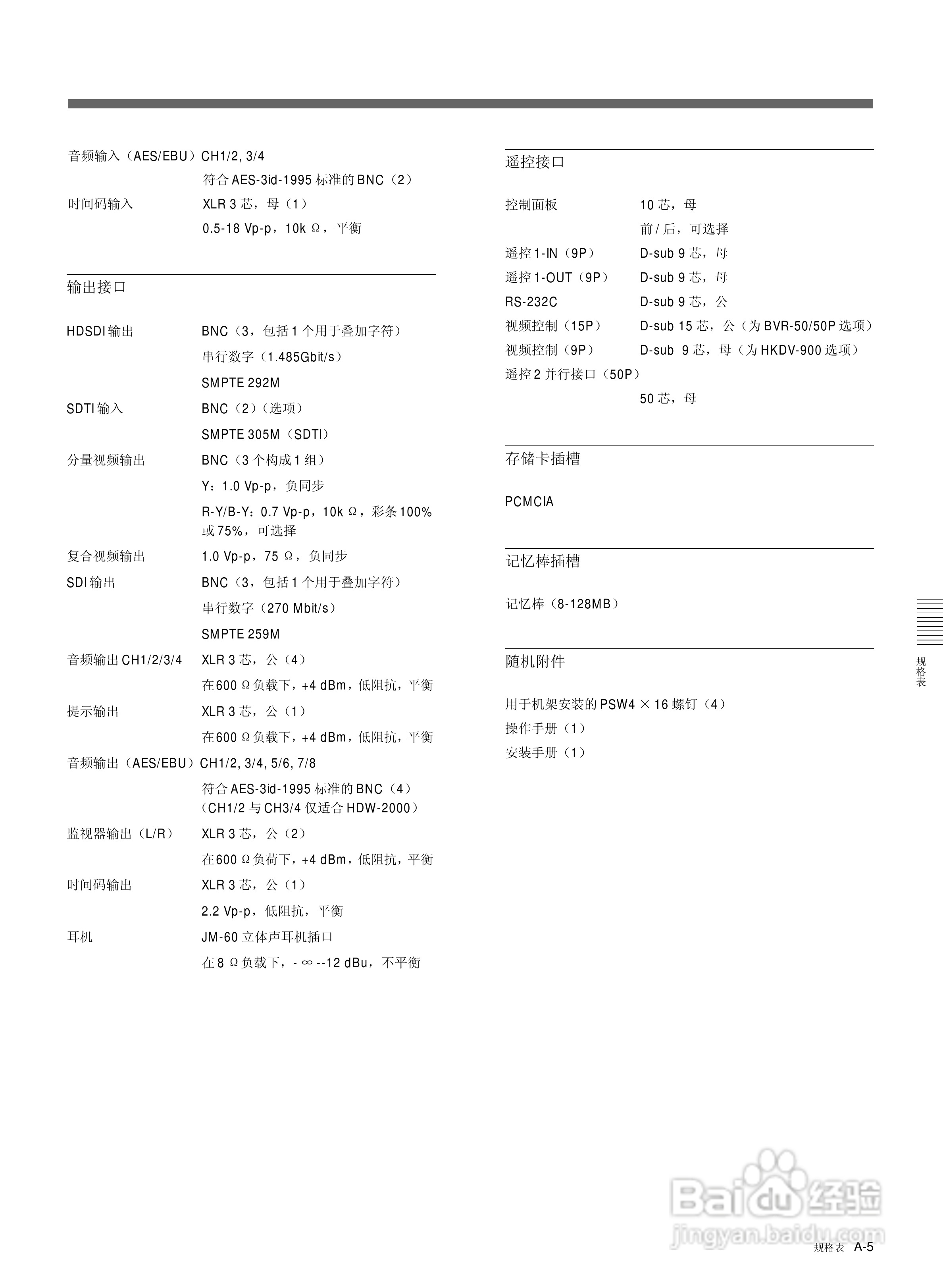 索尼HDW-M2000数字摄录一体机使用说明书:[14]