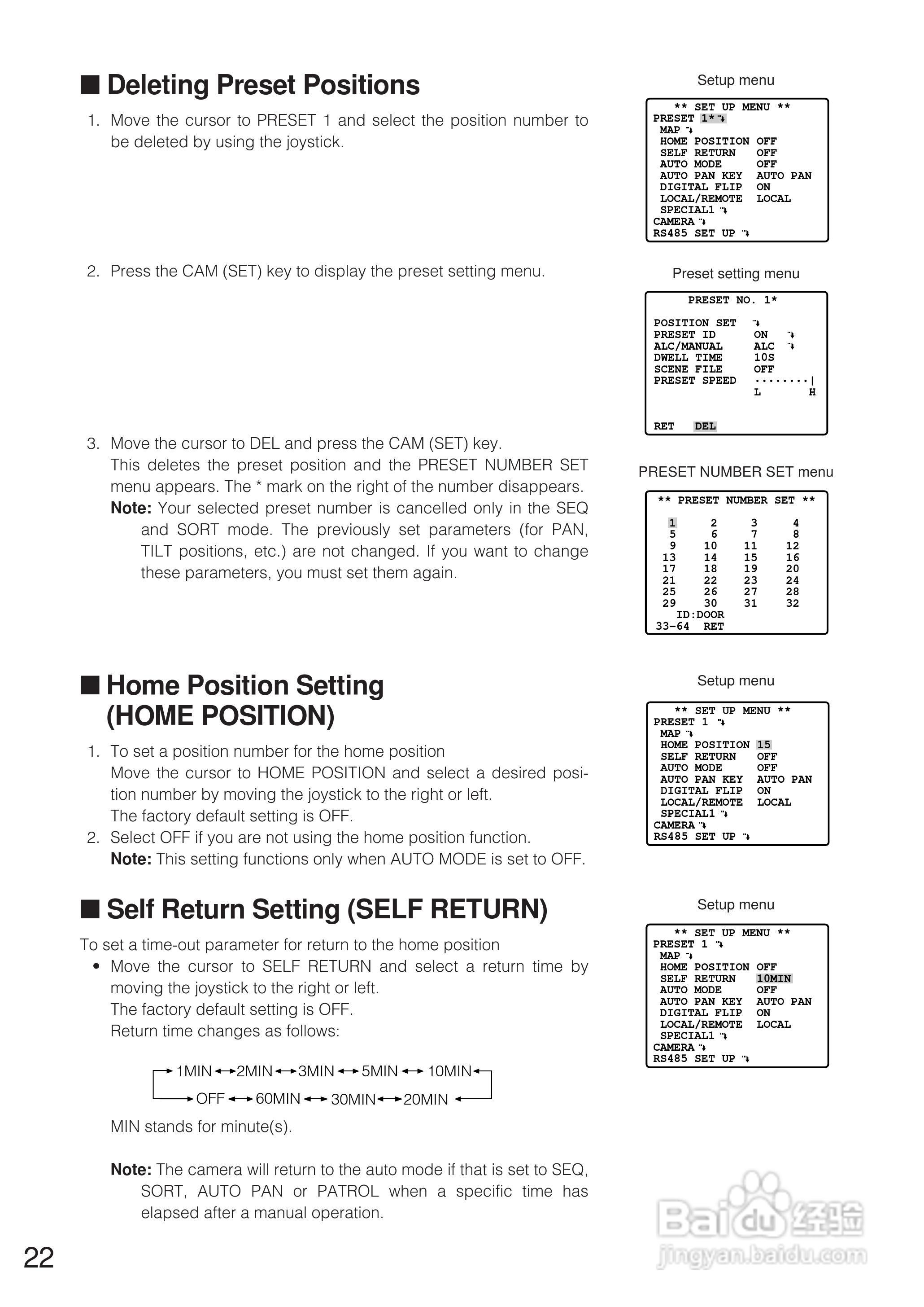 松下WV-CW864E彩色闭路监控摄像机使用说明书:[3]