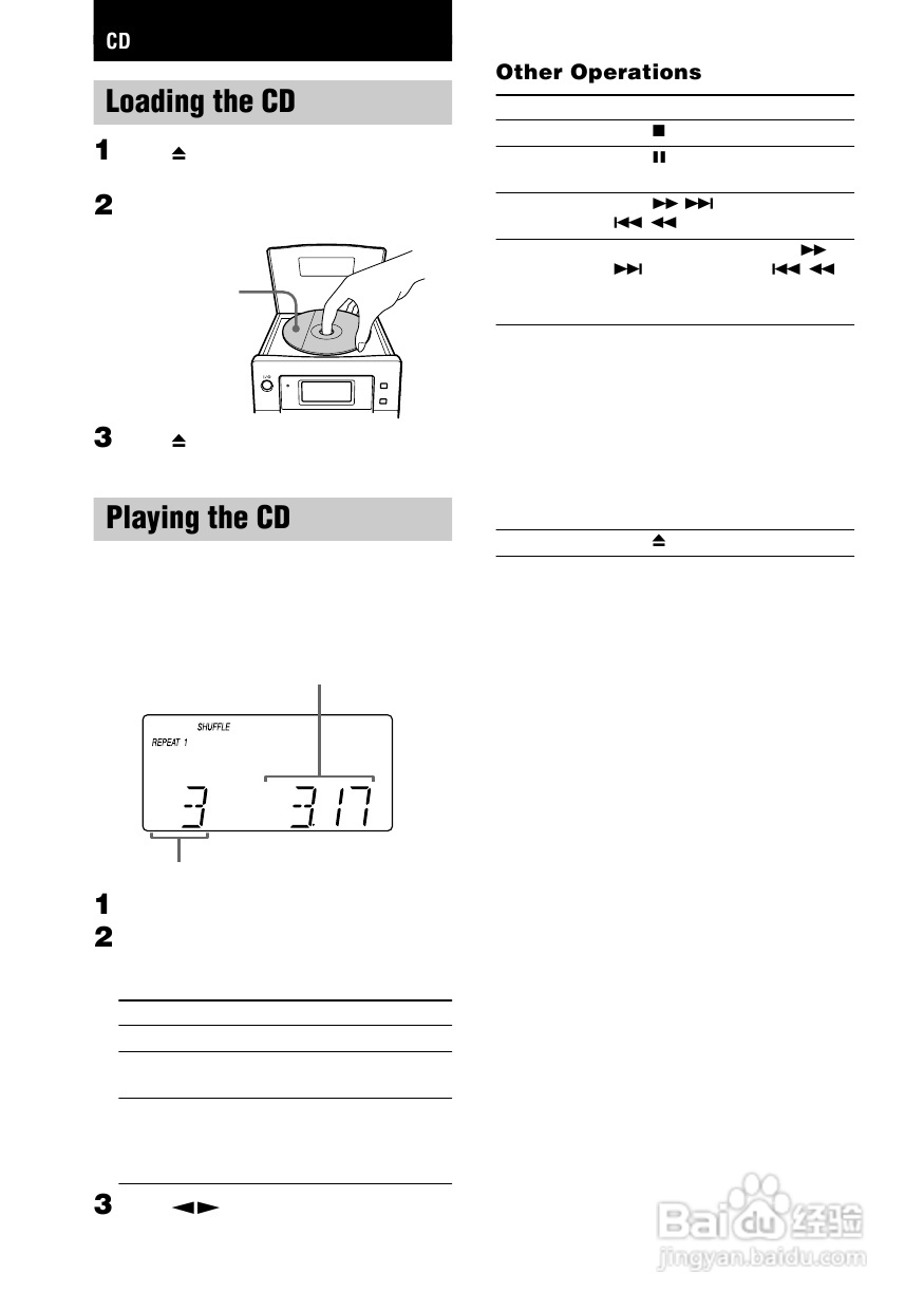 索尼CMT-EP50迷你组合音响使用说明书:[1]