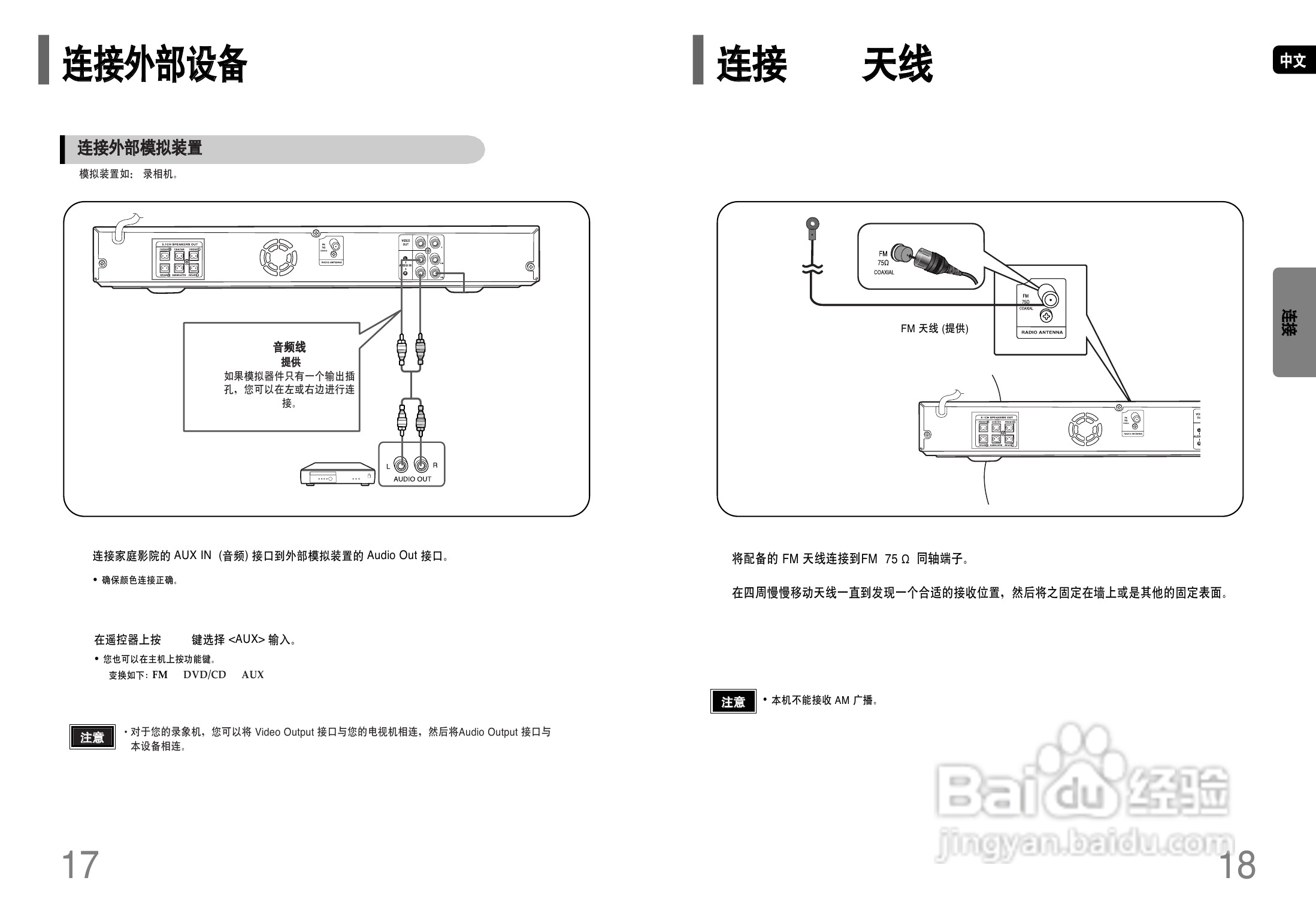 三星HT-TZ112家庭影院使用说明书:[1]