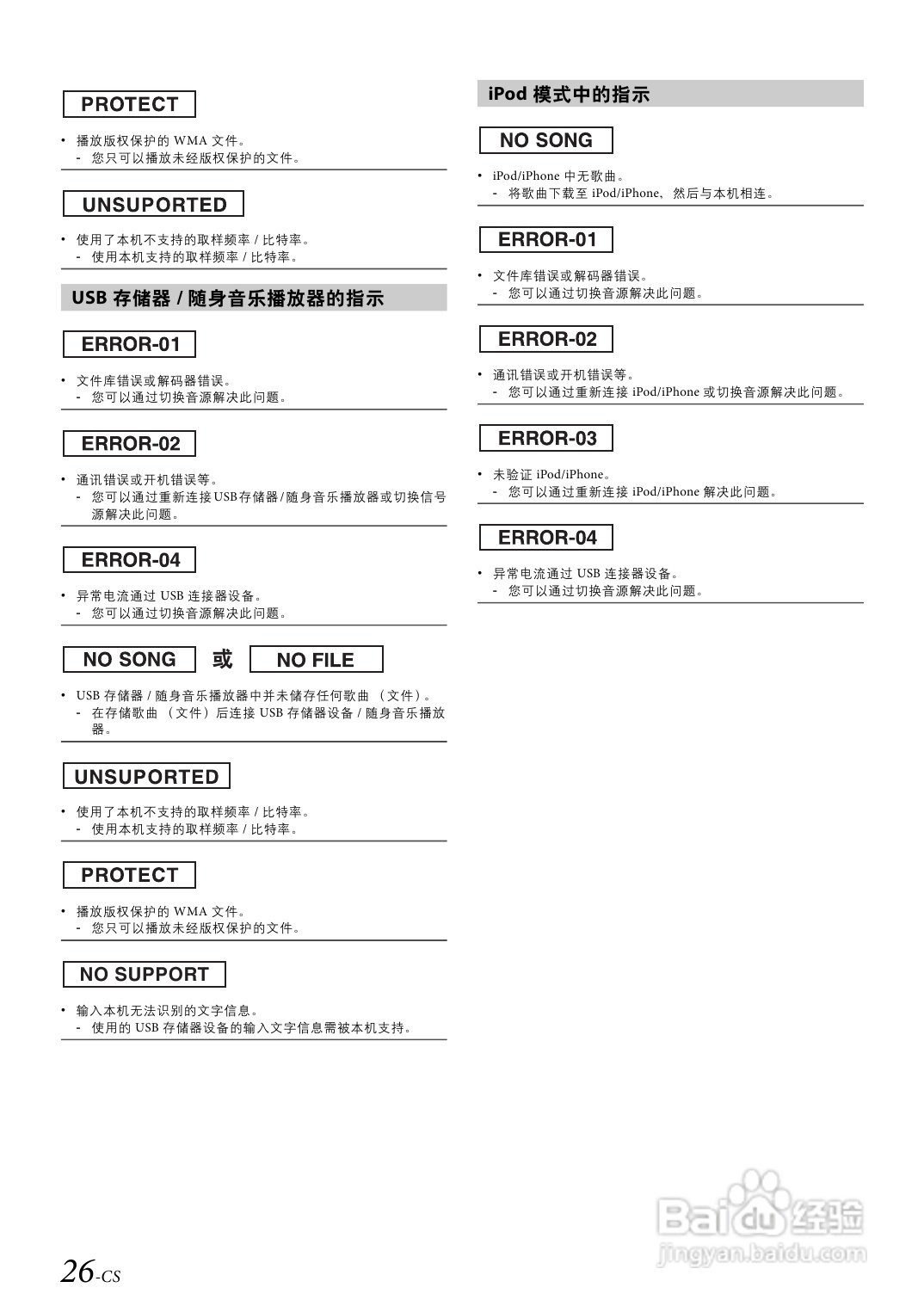 阿尔派CD机CDE-123E说明书:[2]