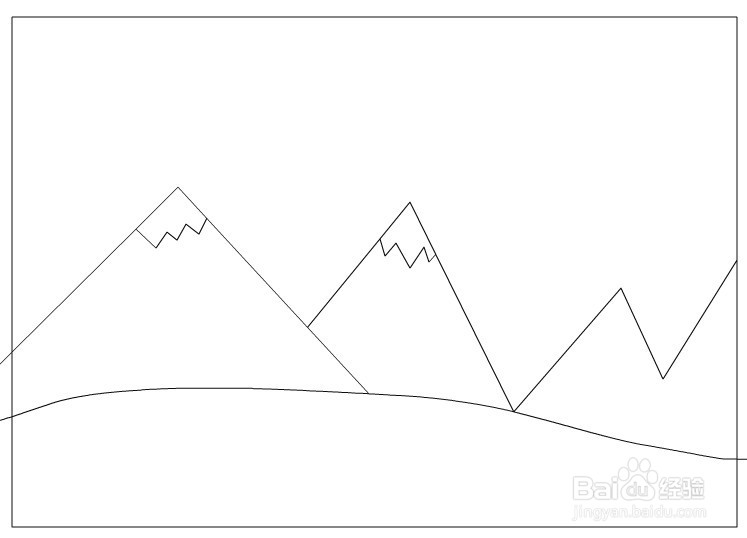 Flash绘制远山的MG背景