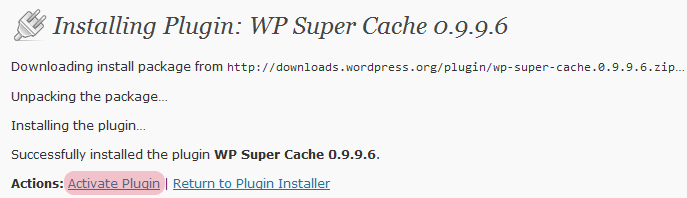如何加快网站速度 WP Super Cache 安装与设置