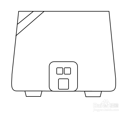 ppt画图简笔画——电饭煲