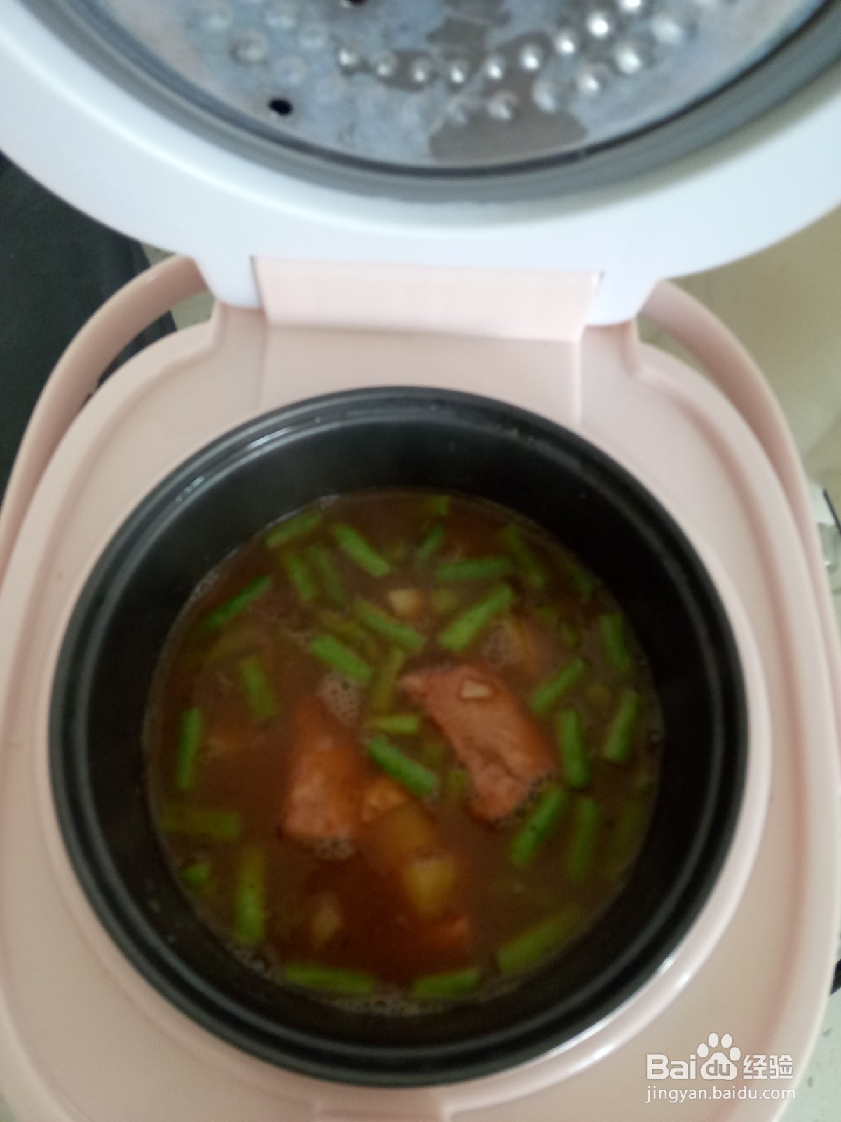 豆角土豆鸡胸肉焖饭