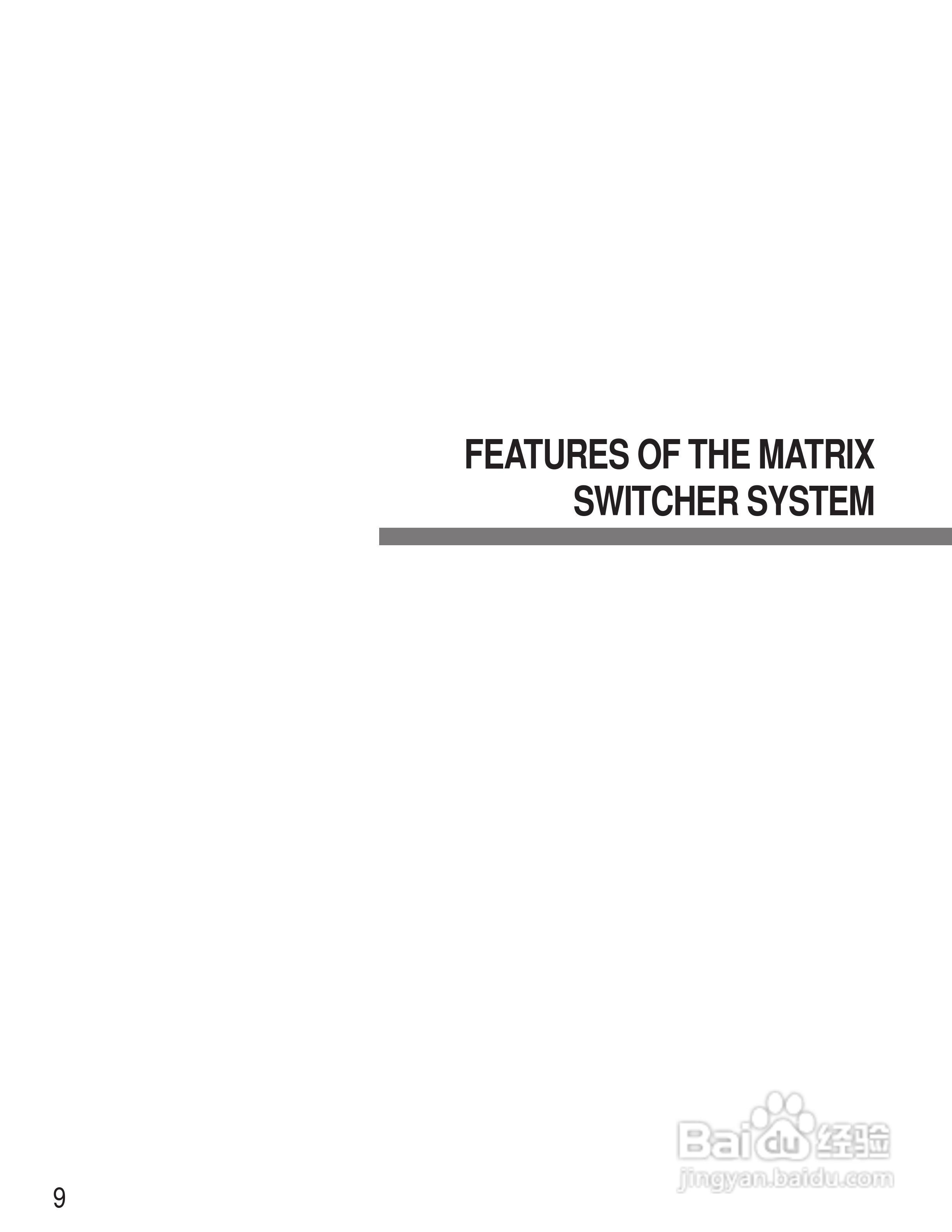 松下WJ-SX150A矩阵切换器使用说明书:[1]