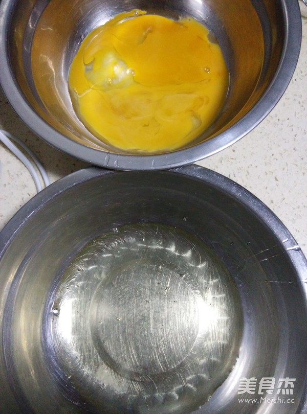 三色戚风蛋糕6寸