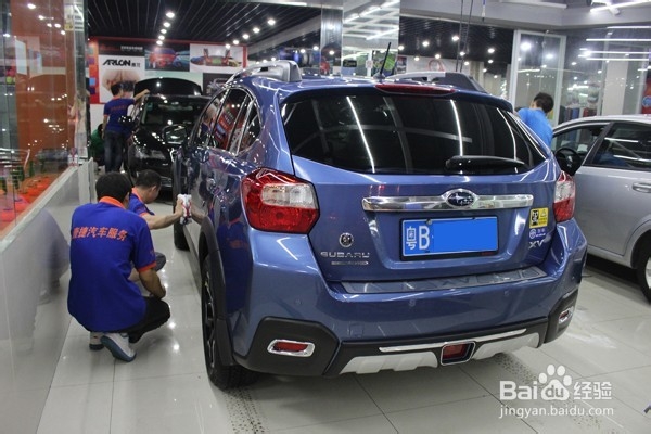 斯巴鲁全车漆面美容镀晶详解