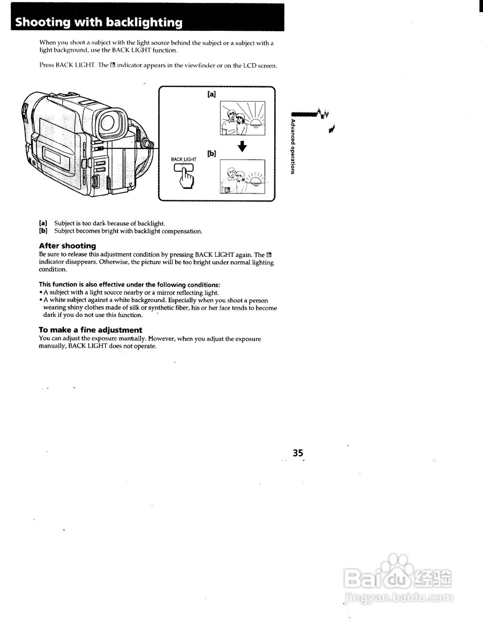 索尼CCD-TRV99模拟摄像机说明书:[4]