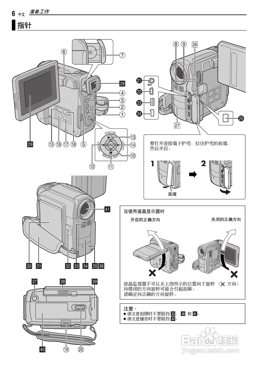 JVC GR-DX37AC数码摄像机说明书:[1]