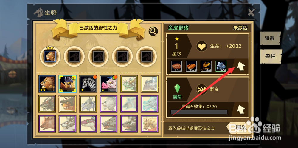无尽远征怎么提升坐骑的星级和品质