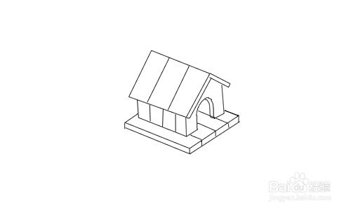 小狗屋子怎麼畫-百度經驗