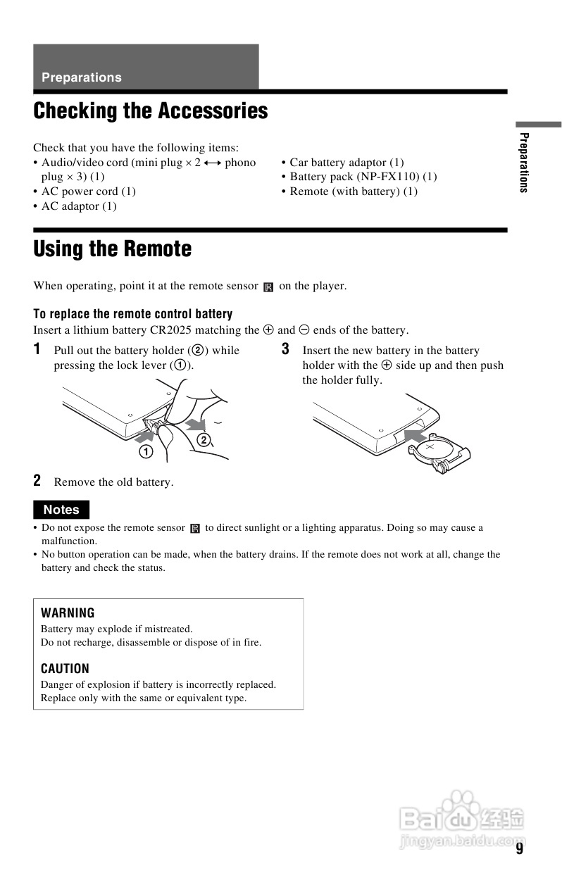 SONY DVP-FX820播放器说明书:[1]