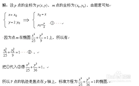 如何求椭圆方程问题