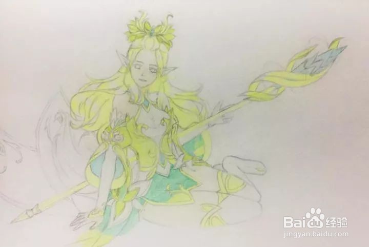 王者荣耀中王昭君手绘怎么画？