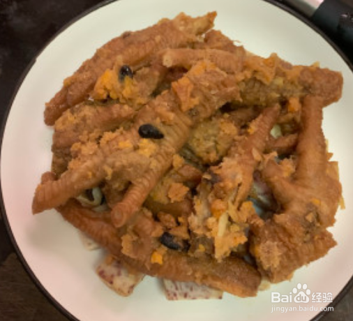 酱香凤爪蒸蒜头制作方法