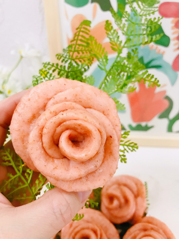 全麦玫瑰花馒头