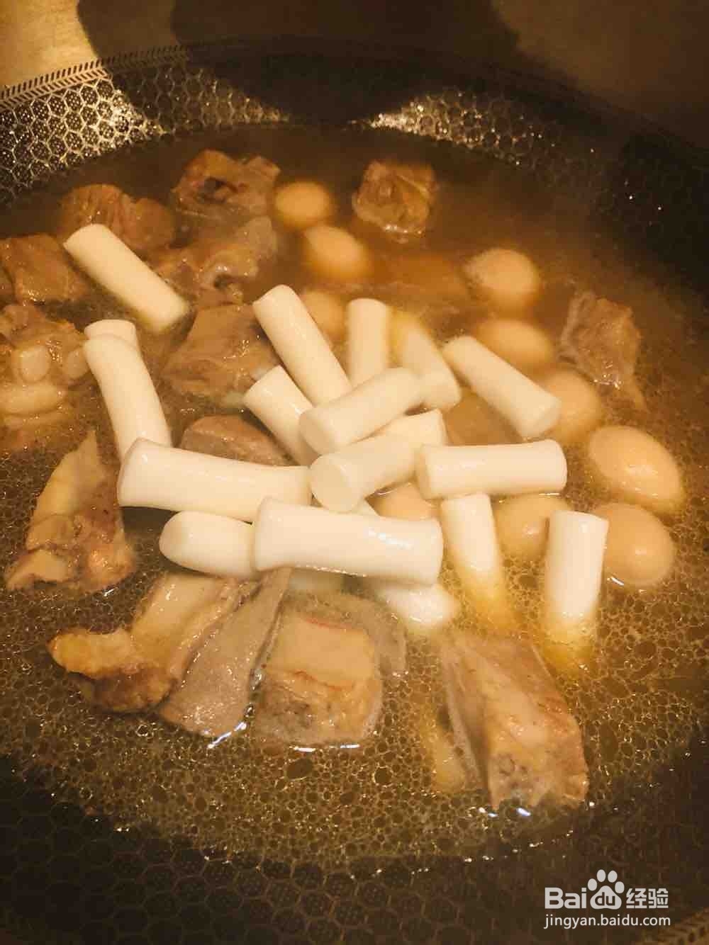 排骨年糕鹌鹑蛋