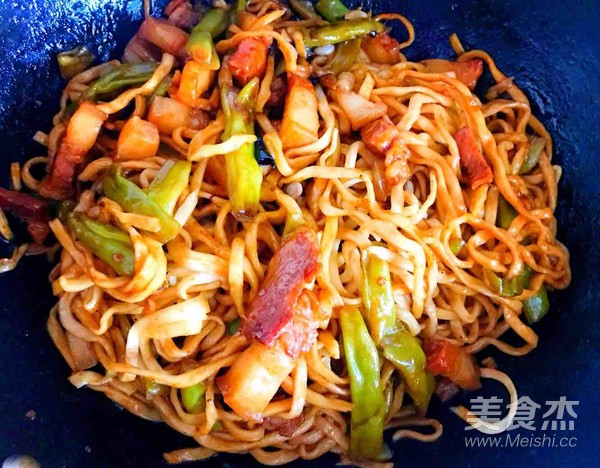 豆角焖面的做法